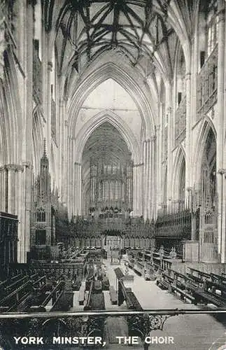 PC25405 York Minster. Der Chor. Queen