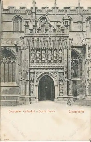 PC29202 Gloucester Cathedral. Südveranda. Gloucester. Stengel. Nr. 19409. 1909