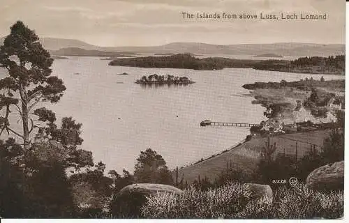 PC25244 Die Inseln von oberhalb von Luxus. Loch Lomond. Valentinstag. Nr. 01228