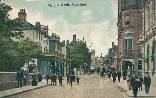 PC26228 Victoria Road. Aldershot. 1909