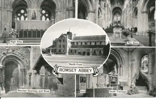 PC29446 Romsey Abbey. Multi View