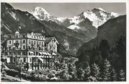 PC31132 Interlaken. Waldhotel Unspunnen. H. Steinhauer. Nr. 1857