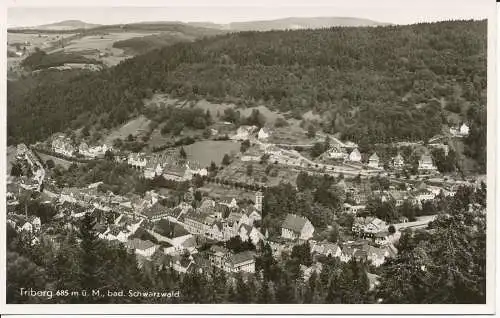 PC27196 Triberg 685m u M. schlecht. Schwarzwald. Gebr. Metz