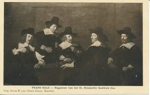 PC32372 Frans Hals. Regenten van het St. Elisabeths Gasthuis 1641. P. van Citter