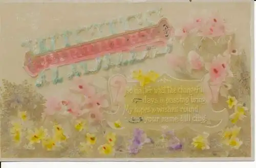 PC28672 Grüße. Geburtstagswünsche. Blumen. A. und G. Taylor. Realität. 1908