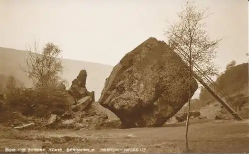 PC3487 Der Bowder Stone. Ausgeliehen. Keswick. Judges Ltd. Nr. 16918. RP