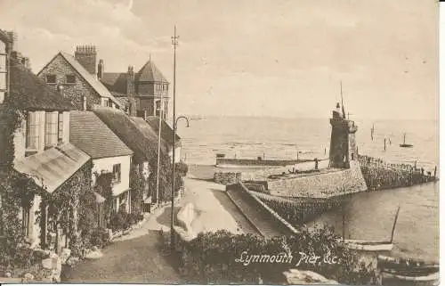 PC25054 Lynmouth Pier und C. Frith. Nr. 43095. 1909