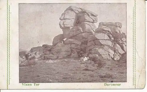 PC25260 Vixen Tor. Dartmoor. Säule