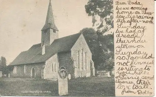 PC32828 Thursley Church. F.F.Nr. 48387. 1903