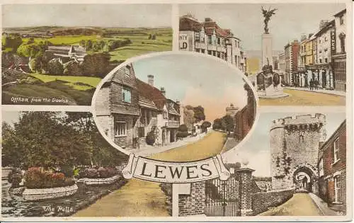 PC24111 Lewes. Multi View. S. und E. Norman. 1945