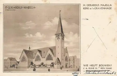 PC31379 H. Gerardus Majella Kerk te S Gravhage. J.A. Ruhe. 1924