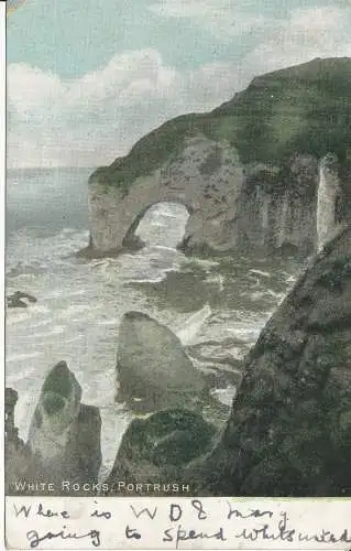 PC32922 White Rocks. Portrush. National. 1907