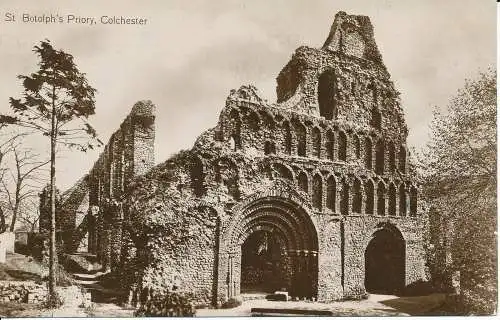 PC32779 St. Botolphs Priory. Colchester. Valentine XL. 1913