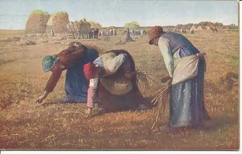 PC23560 The Gleaners. J.F. Millet. Photochrom. Nr. 33. 1919