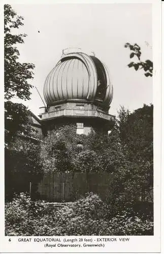 PC26295 Great Äquatorial. Außenansicht. Royal Observatory. Greenwich. Nr. 6. RP