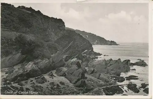 PC26530 Coast of Combe Martin. 1933