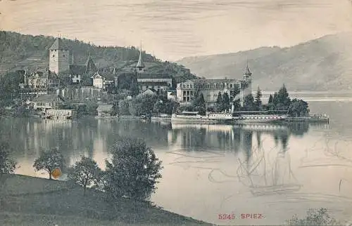 PC31016 Spiez. Photoglob. Nr. 5245. 1912