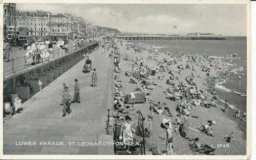 PC30841 Untere Parade. St. Leonards auf See. Valentinstag. Silber. Nr. L.3749. 19