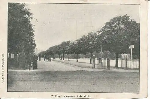 PC30834 Wellington Avenue. Aldershot. Gale und Polden. 1903