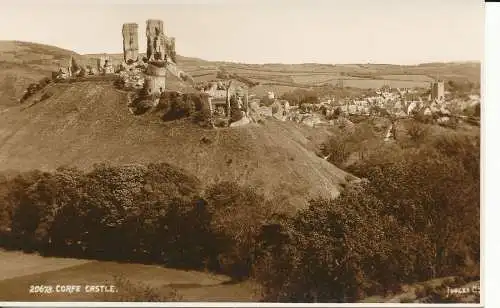 PC35087 Corfe Castle. Judges Ltd. Nr. 20678. RP