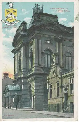 PC25414 Rathaus von Huddersfield. 1905