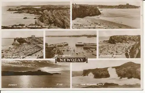 PC28673 Newquay. Multi-View. RP. 1942