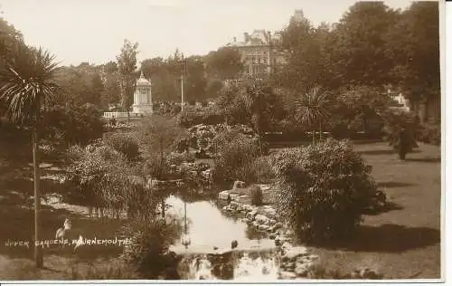 PC33116 Obere Gärten. Bournemouth. 1926