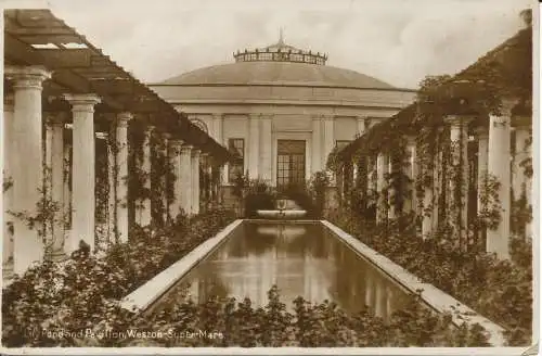 PC35171 Lilienteich und Pavillon. Weston Super Mare. RP. 1930. B. Hopkins