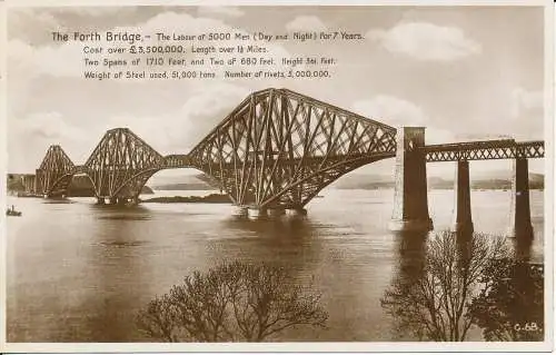 PC29214 Die Forth Bridge. RP