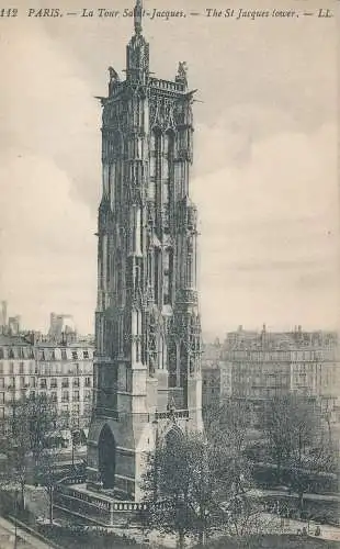 PC30945 Paris. Der St. Jacques Tower. Levy Fils. Nr. 112