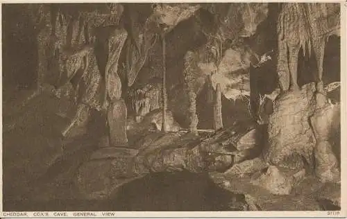 PC29003 Cheddar. Coxs Cave. Allgemeine Ansicht. Photochrom. Nr. 51110