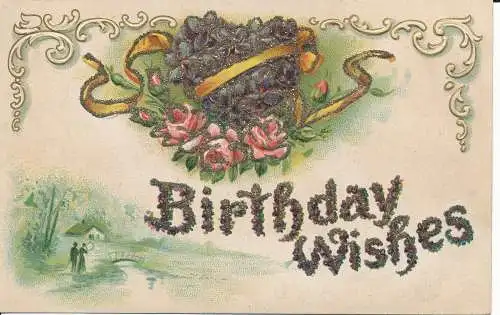 PC24178 Grußkarte. Geburtstagswünsche. Nr. 82. 1909