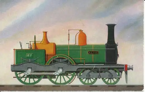 PC25664 Stephensons Lokomotive Echo. London Chatham and Dover Railway. Lachs. N