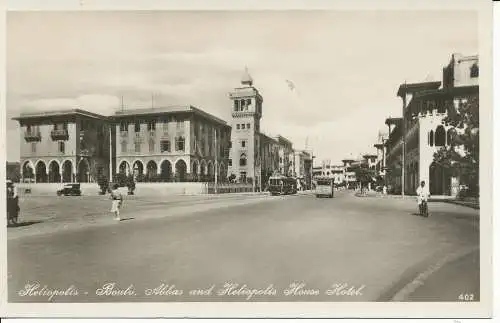 PC27168 Heliopolis. Boulv. Abbas and Heliopolis House Hotel. Lehnert und Landroc