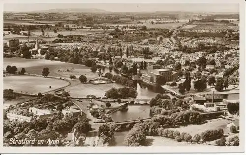 PC25774 Stratford on Avon. Aerofilme. Fotopräzigkeit. Englisch. Nr. 6969. RP