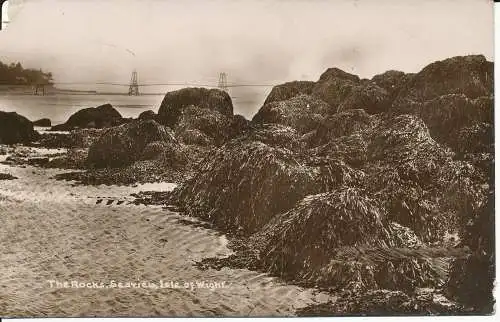 PC35202 The Rocks. Meerblick. Isle of Wight. 1917. B. Hopkins