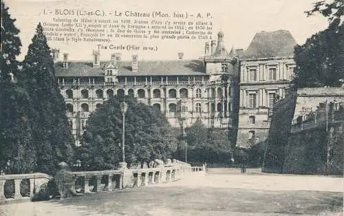 PC31399 Blois. Das Schloss. E. Papeghin. 1928