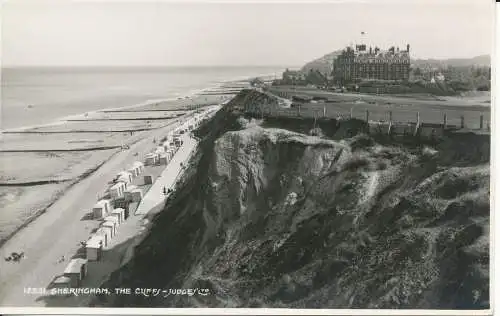 PC34959 Sheringham. Die Klippen. Judges Ltd. Nr. 12521. RP