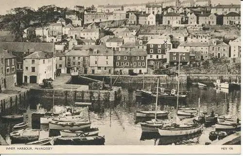 PC24238 Inner Harbour. Mevagissey. Jarrold. 1958