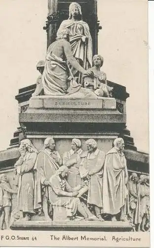 PC25605 Das Albert Memorial. Landwirtschaft. F.G.O. Stuart. Nr. 64