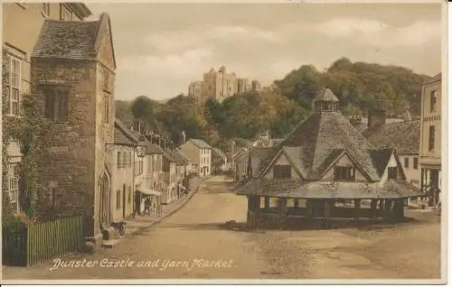 PC32864 Dunster Castle and Garn Market. Frith. Nr. 27510A