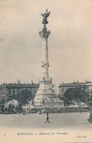 PC31154 Bordeaux. Denkmal der Girondisten. ND. Nr. 91