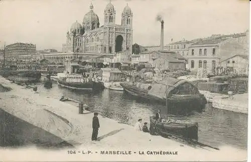 PC28113 Marseille. Die Kathedrale. L. S.Nr. 104