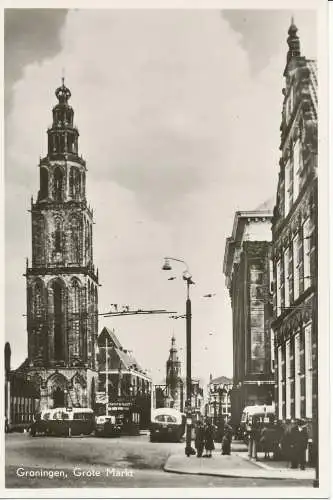 PC27328 Groningen. Grote Markt. Moderne Galerien. Nr. 1154