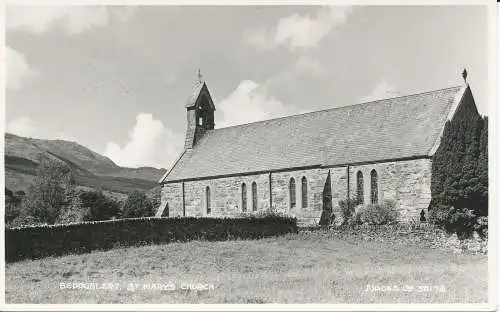 PC35391 Beddgelert. St. Marys Kirche. Judges Ltd. Nr. 30172. RP