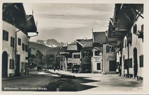 PC31264 Mittenwald. Innsbrucker Straße. Rudolf Rudolphi