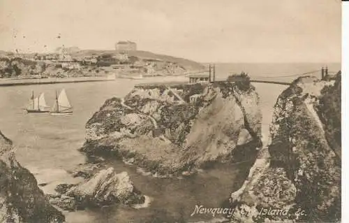 PC30856 Newquay. Die Insel. Hartnoil. Nr. 59321. 1911