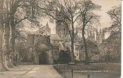 PC24175 Kathedrale von Canterbury. Nr. E.J.G. Charlton. 1922