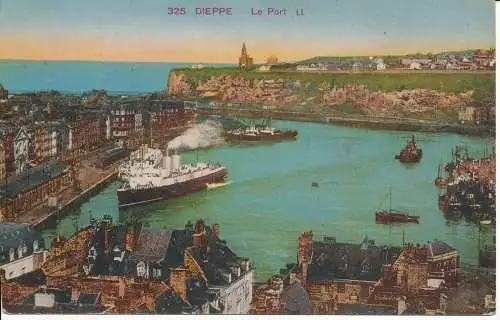 PC27368 Dieppe. Der Port LL. Levy und Neurdein Reunis. Nr. 325. 1931