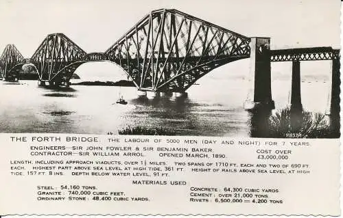 PC29419 Die Forth Bridge. Valentinstag. RP